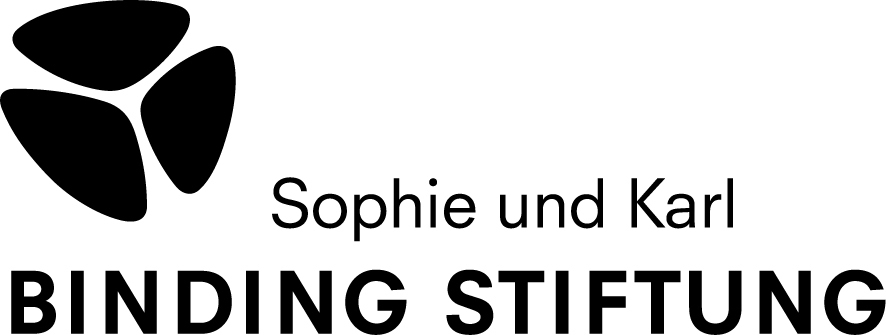 "Logo der Sophie und Karl Binding Stiftung mit drei Blättern."