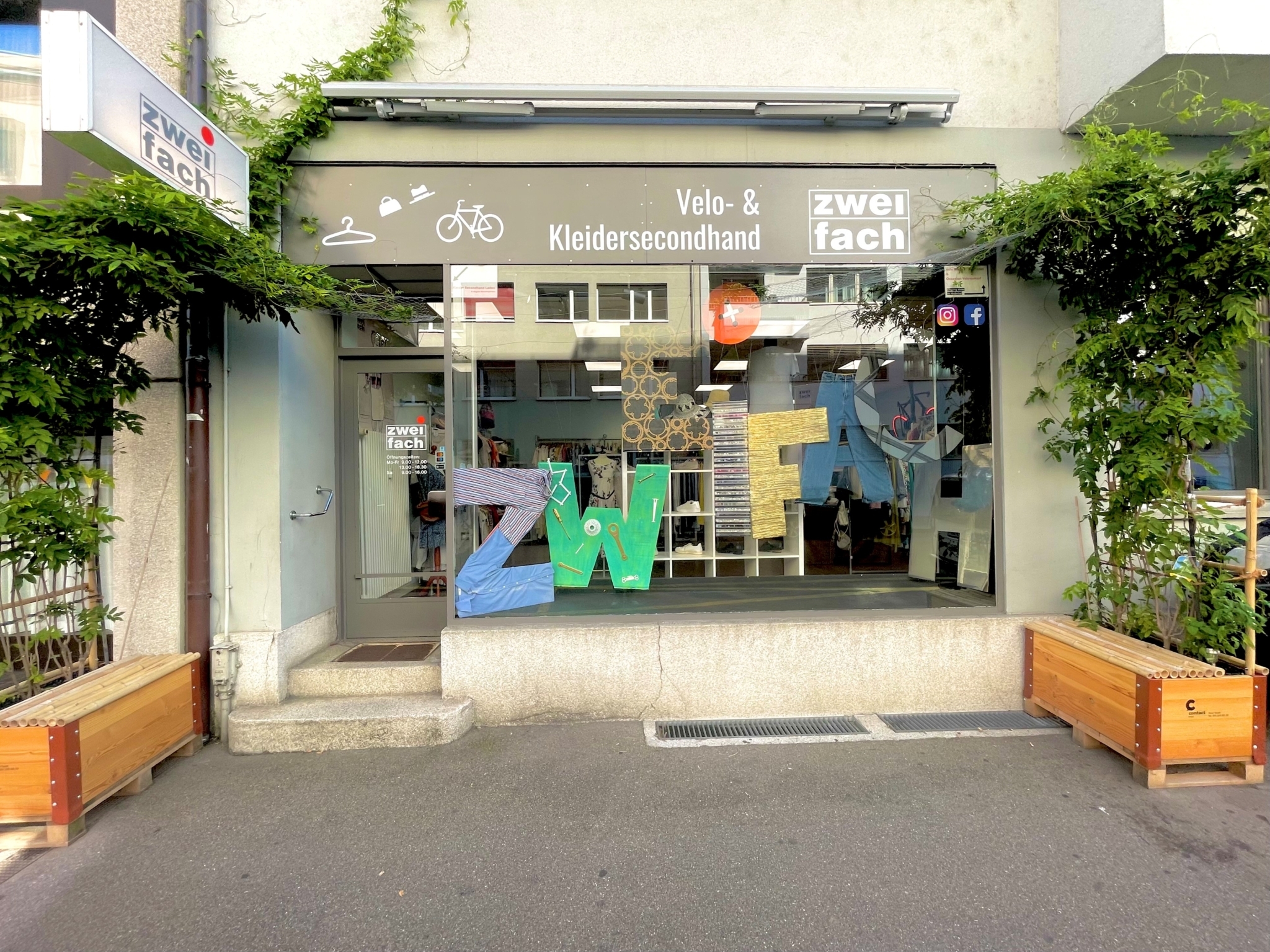 zweifach Velo & Secondhand-Kleider