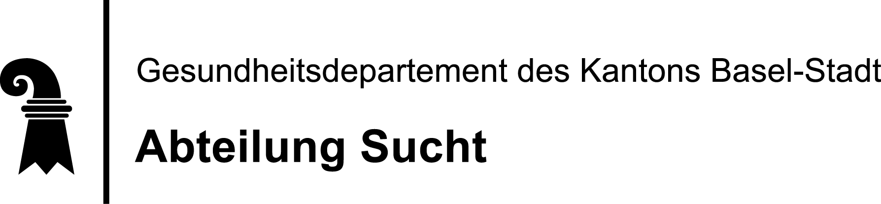 Gesundheitsdepartement Basel-Stadt – Abteilung Sucht Logo